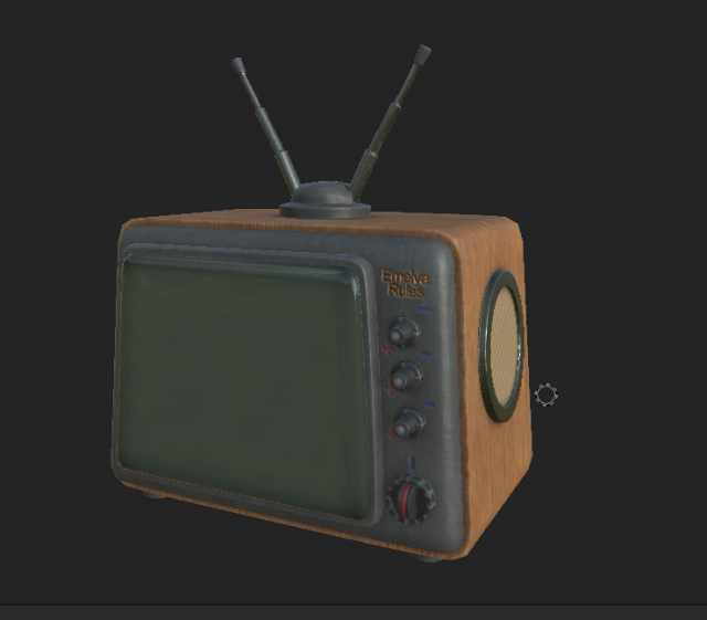 tv 2 cartoon 3D Model .c4d .max .obj .3ds .fbx .stl .blend