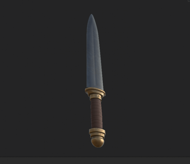 sword 2 3D Model .c4d .max .obj .3ds .fbx .stl .blend 