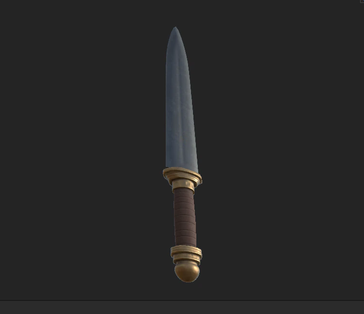 sword 2 3D Model .c4d .max .obj .3ds .fbx .stl .blend 