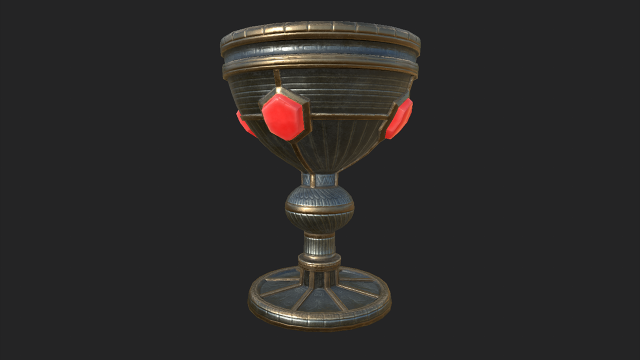 cup medieval 1 Modelo 3D .c4d .max .obj .3ds .fbx .stl .blend 