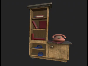 libreria 2 Modello 3D