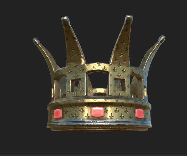 corona cartoon 3D Модель .c4d .max .obj .3ds .fbx .stl .blend 
