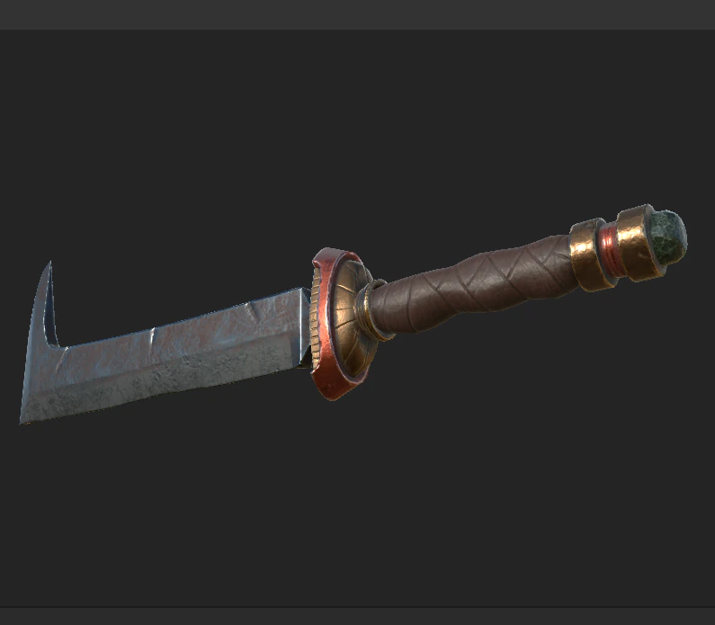 sword orc 2 3D Model .c4d .max .obj .3ds .fbx .stl .blend 