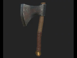 斧1 3Dモデル
