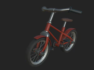 자전거 만화 2 3D 모델