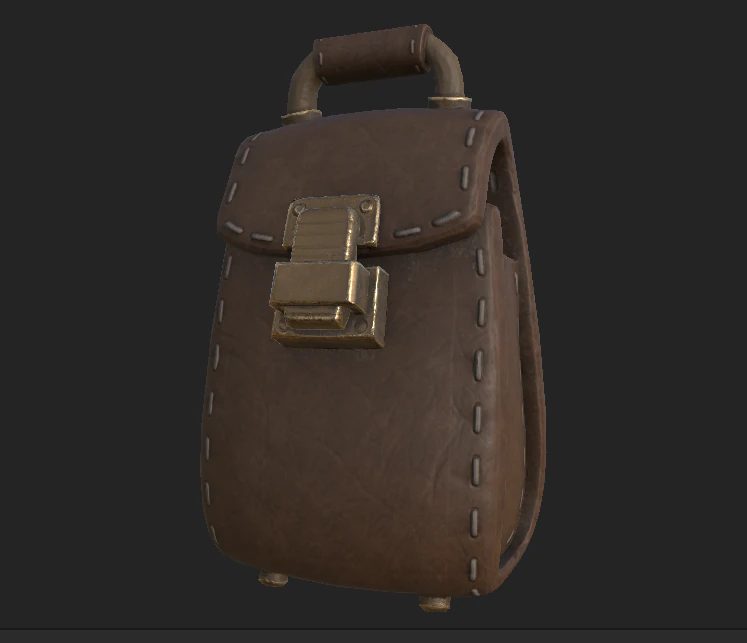 bag cartoon 2 3D Model .c4d .max .obj .3ds .fbx .stl .blend 