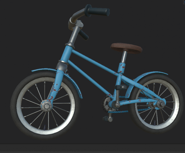 bicycle old 3D 모델 .c4d .max .obj .3ds .fbx .stl .blend 