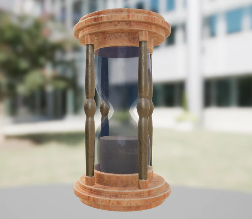 hourglass 3D Model .c4d .max .obj .3ds .fbx .stl .blend 