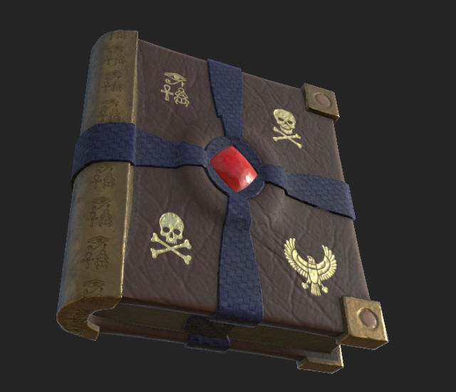 magic book 1 Modèle 3D .c4d .max .obj .3ds .fbx .stl .blend 