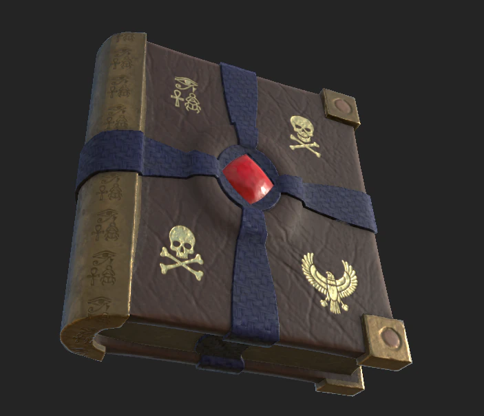 magic book 1 3D Model .c4d .max .obj .3ds .fbx .stl .blend 