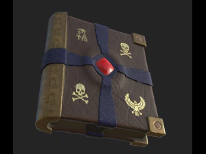 sihirli kitap 1 3D Model