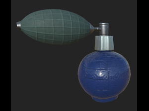 bottle cologne vintage 3D Model