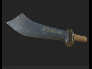 spada cinese 1 Modello 3D