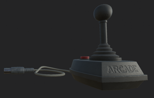 joystick vintage 3D मॉडल .c4d .max .obj .3ds .fbx .stl .blend 