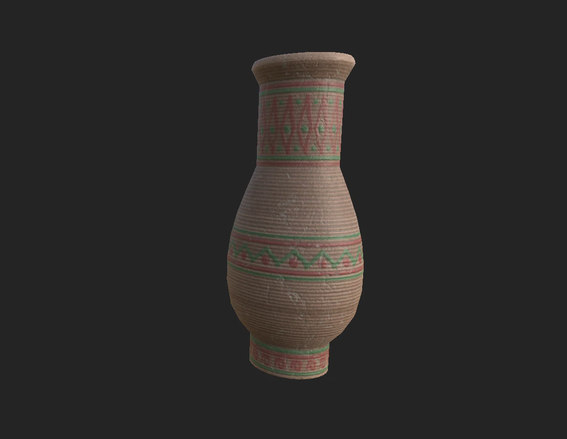 jug clay old 3D Model .c4d .max .obj .3ds .fbx .stl .blend