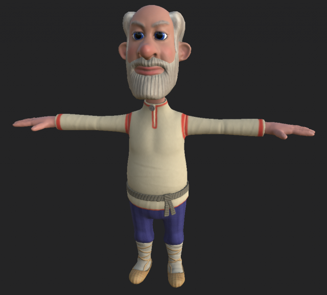 gaffer 1 3D Модель .c4d .max .obj .3ds .fbx .stl .blend 