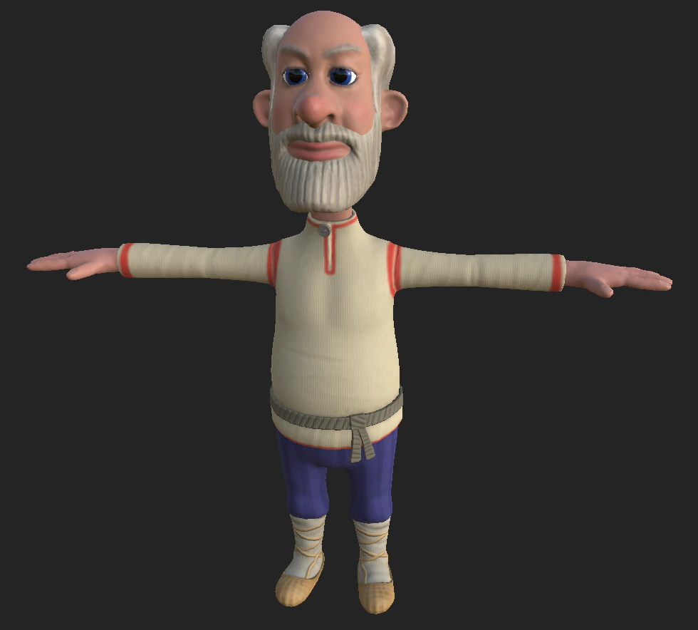 gaffer 1 3D Model .c4d .max .obj .3ds .fbx .stl .blend 