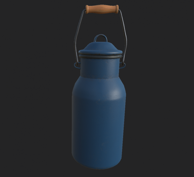 can 3D Модель .c4d .max .obj .3ds .fbx .stl .blend 