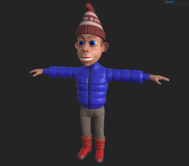 kid 1 Modelo 3D .c4d .max .obj .3ds .fbx .stl .blend 
