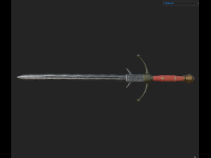 sword flamberg 1 3D Model