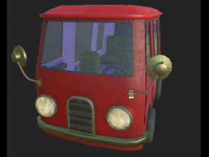 van old cartoon 3D मॉडल