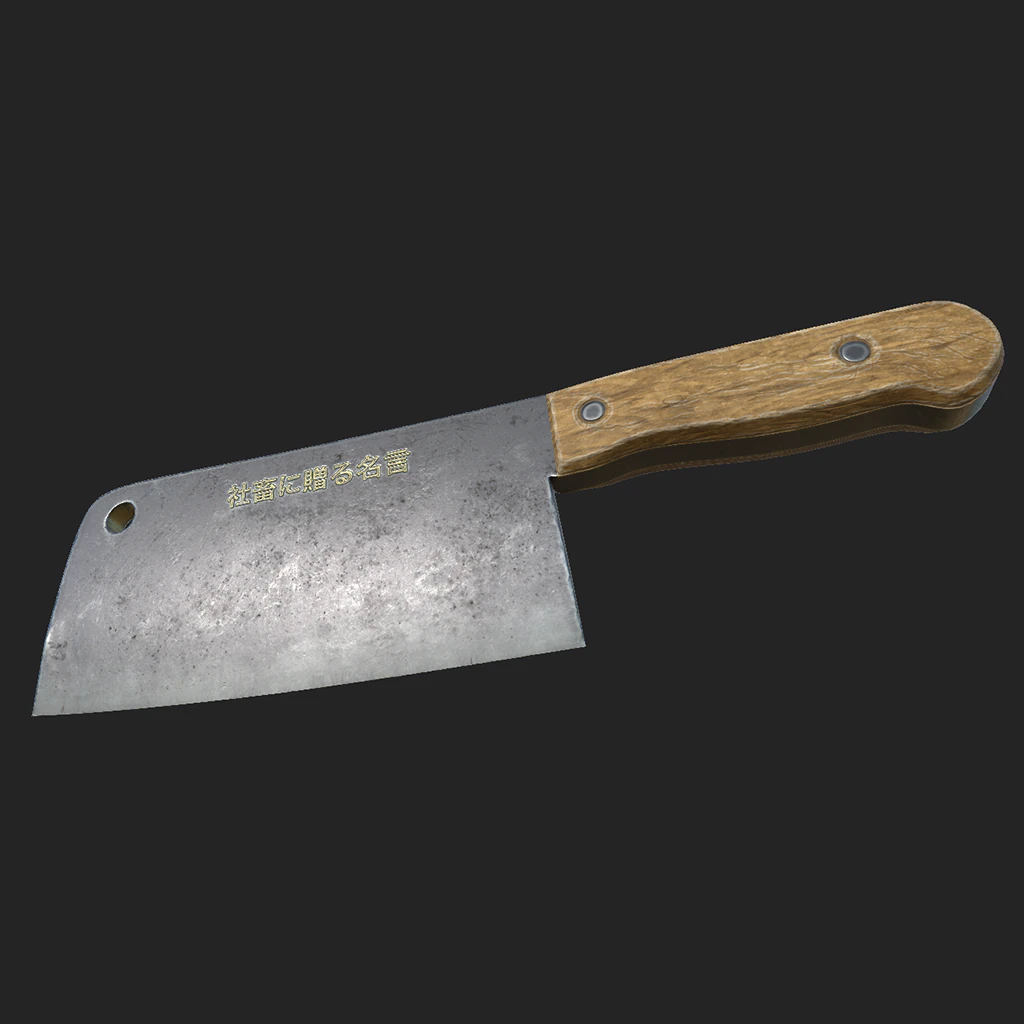 cleaver 1 3D Model .c4d .max .obj .3ds .fbx .stl .blend 