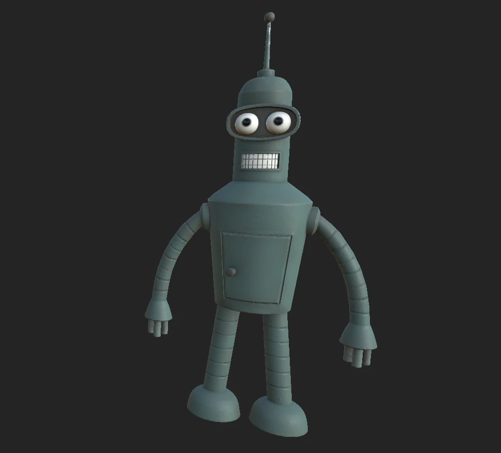 bender 2 3D Model .c4d .max .obj .3ds .fbx .stl .blend 