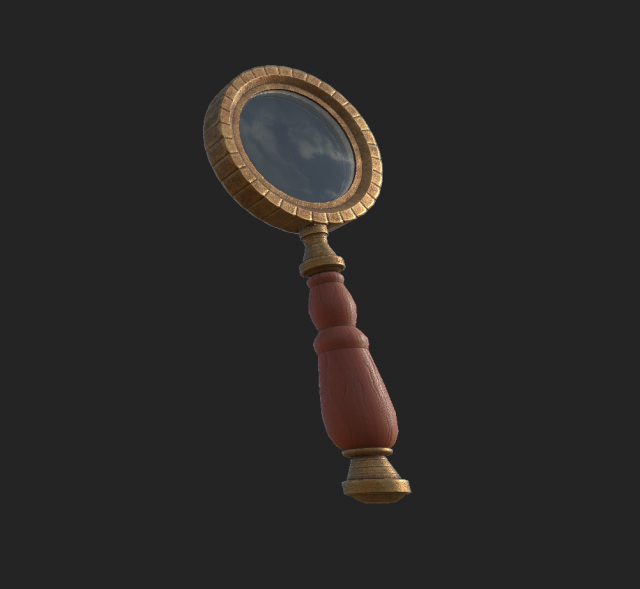 magnifier 1 3D 모델 .c4d .max .obj .3ds .fbx .stl .blend 