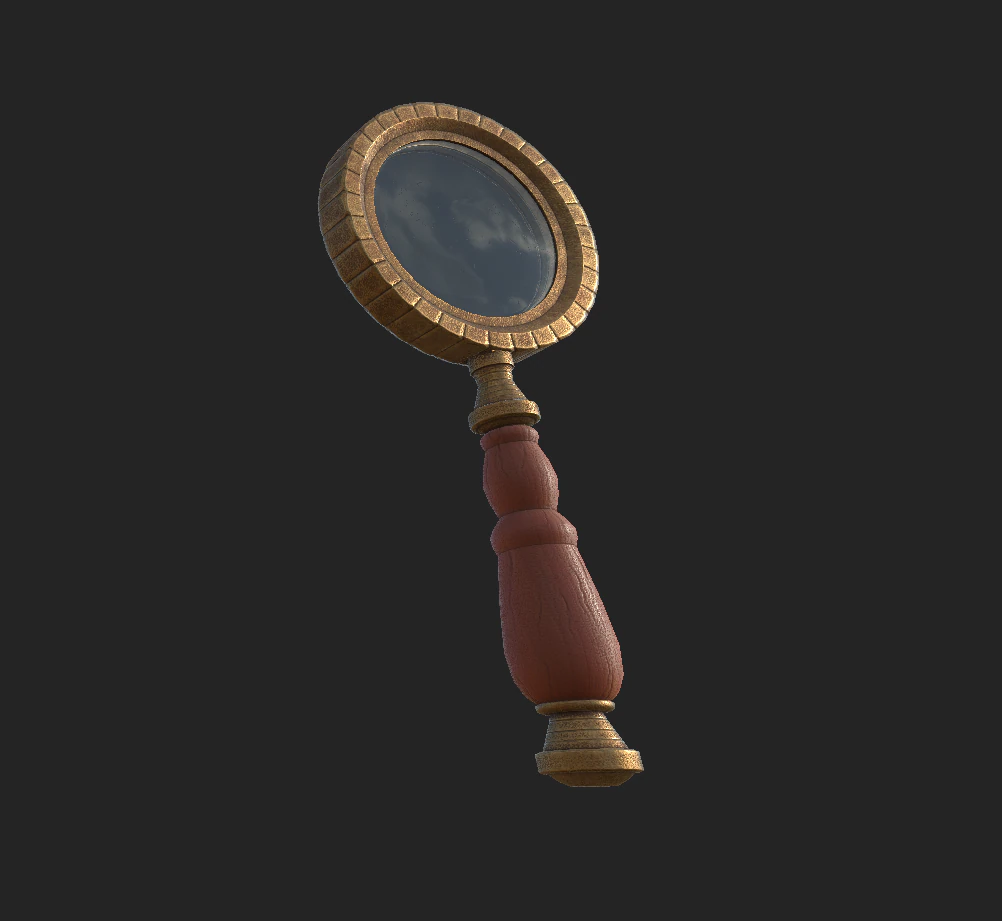 magnifier 1 3D Model .c4d .max .obj .3ds .fbx .stl .blend
