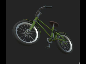bicicletta 3 arrugginita Modello 3D