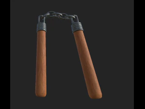 нунчаки 2 3D Модель