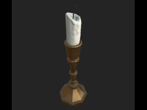 tempat lilin 1 Model 3D