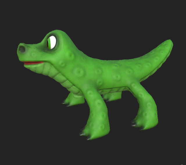 croco 2 Modello 3D .c4d .max .obj .3ds .fbx .stl .blend 