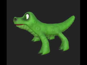 クロコ2 3Dモデル