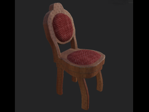 chair cartoon 3D-Modell