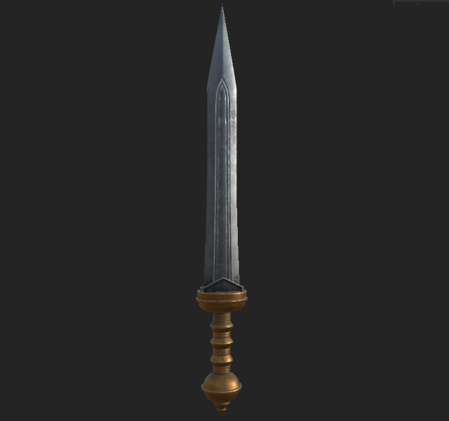 sword roma Modelo 3D .c4d .max .obj .3ds .fbx .stl .blend