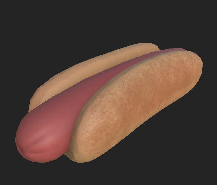 sausage 1 3D Model .c4d .max .obj .3ds .fbx .stl .blend 
