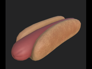 sausage 1 Modello 3D