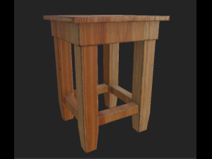 stol 1 Modèle 3D