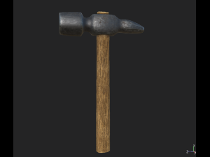 simple hammer 6 3D Model