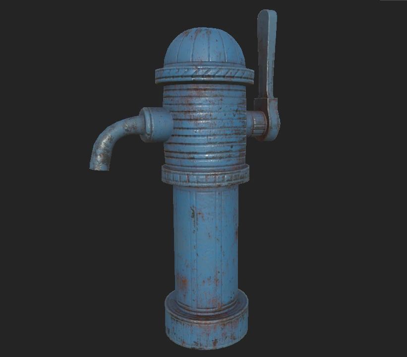 water collecting column 3D Model .c4d .max .obj .3ds .fbx .stl .blend 