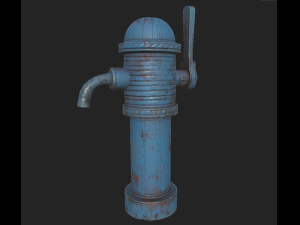 water collecting column 3D मॉडल