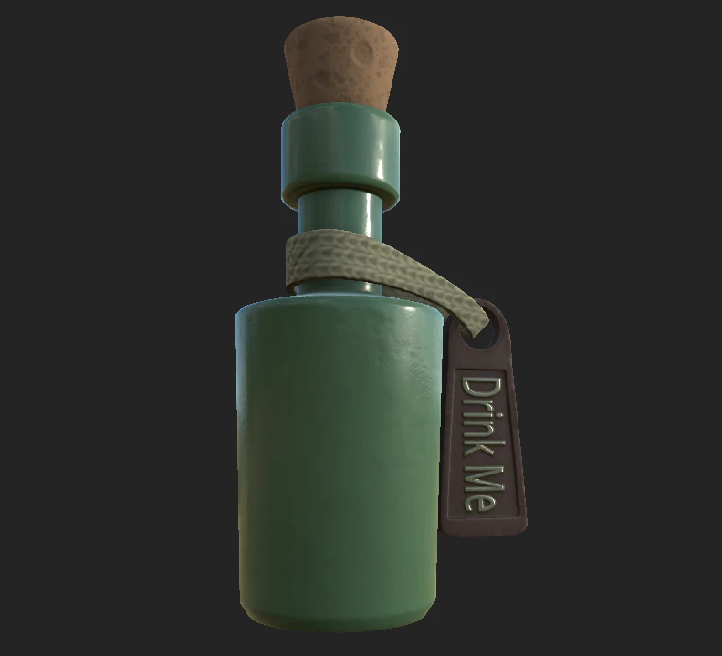 bottle drug 3D Model .c4d .max .obj .3ds .fbx .stl .blend 