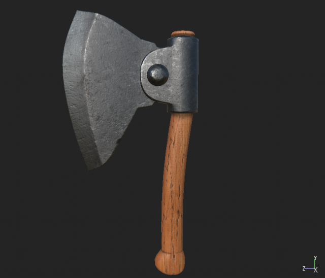 axe 53 3D 모델 .c4d .max .obj .3ds .fbx .stl .blend 