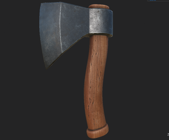 small axe 1 Model 3D .c4d .max .obj .3ds .fbx .stl .blend 