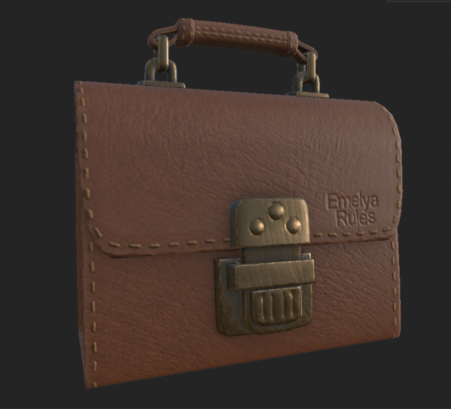 small bag 3Dモデル .c4d .max .obj .3ds .fbx .stl .blend 