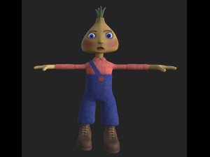 cipollino personage 3D Model