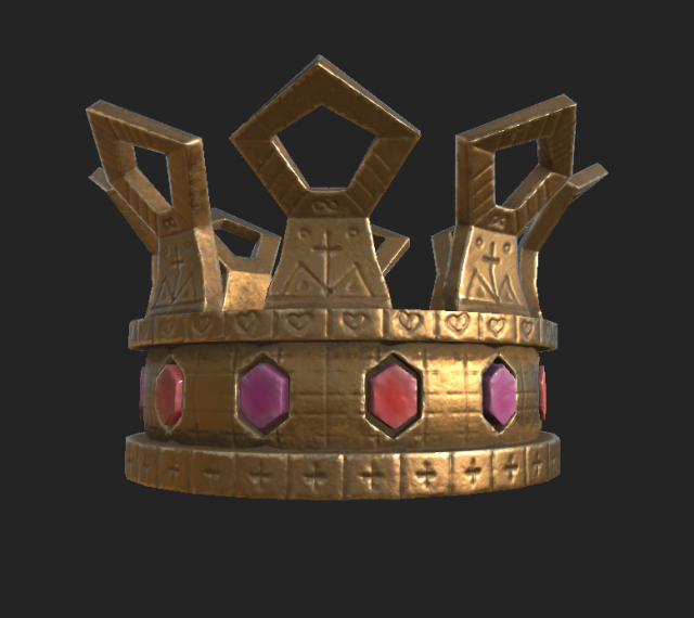 crown 2 Modello 3D .c4d .max .obj .3ds .fbx .stl .blend 