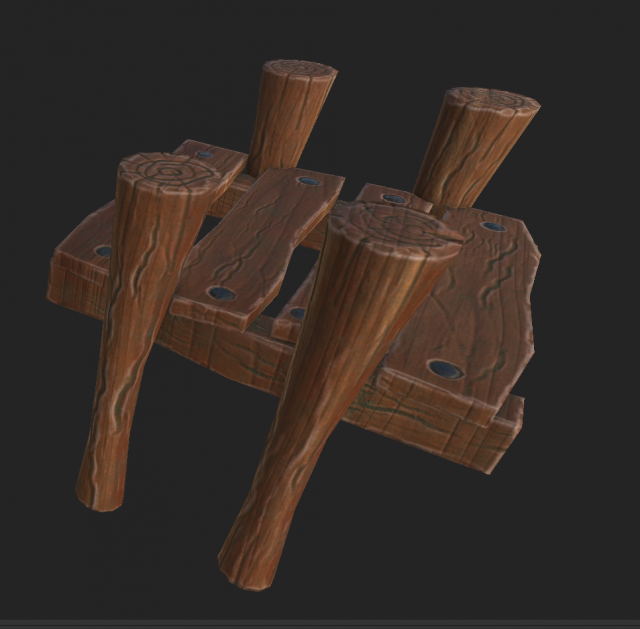 bridge game asset 3D 모델 .c4d .max .obj .3ds .fbx .stl .blend 