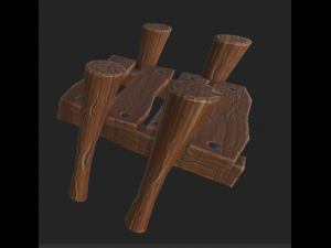 bridge game asset 3Dモデル